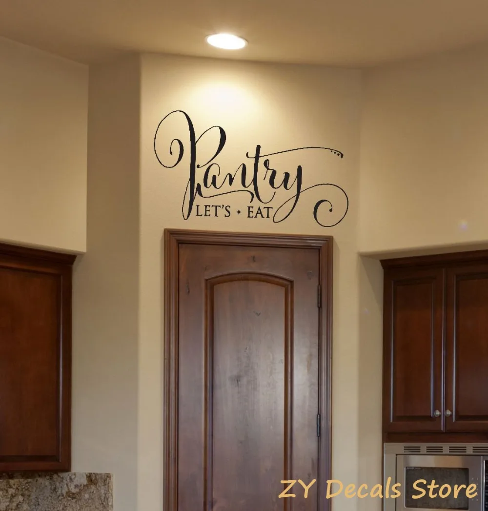 Pantry Decal Pantry Sign Vinyl Wall Stickers Kitchen Decor Family