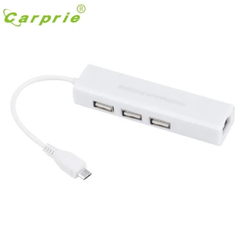 CARPRIE Micro USB to Network LAN Ethernet RJ45 Adapter with 3 Port USB 2.0 HUB Adapter Mar9 MotherLander
CARPRIE Micro USB to Network LAN Ethernet RJ45 Adapter with 3 Port USB 2.0 HUB Adapter Mar9 MotherLander