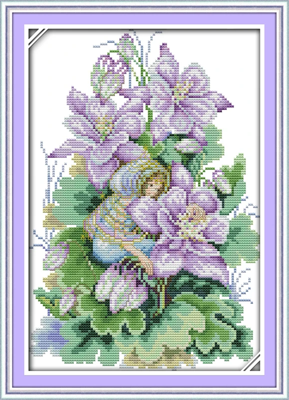 A magnolia spirit cross stitch kit flower 14ct printed fabric canvas stitching embroidery DIY handmade needlework
A magnolia spirit cross stitch kit flower 14ct printed fabric canvas stitching embroidery DIY handmade needlework