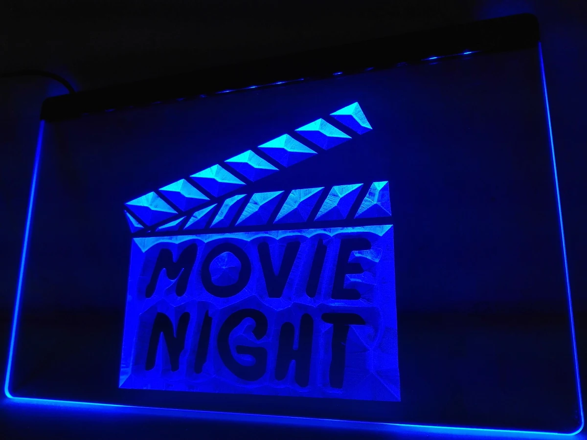 LB707- Movie Night Film Cinema Bar Beer LED Neon Light Sign home decor crafts
LB707- Movie Night Film Cinema Bar Beer LED Neon Light Sign home decor crafts