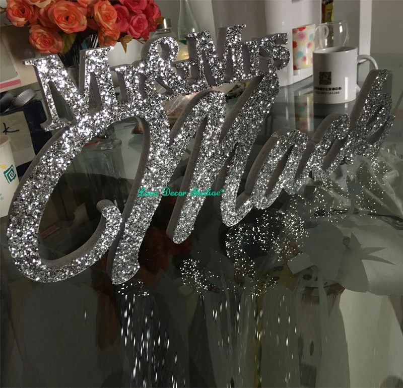 Silver Glitter Mr & Mrs With Last Name- Mr and Mrs Last Name Table Sign- Personalized Wedding Sign Mr and Mrs sign
Silver Glitter Mr & Mrs With Last Name- Mr and Mrs Last Name Table Sign- Personalized Wedding Sign Mr and Mrs sign