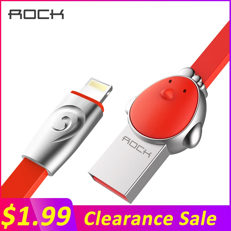 Кабель освещения для iPhone 6 ROCK 1 м Mascot USB кабель синхронизации данных X 7 8 6s Plus провод