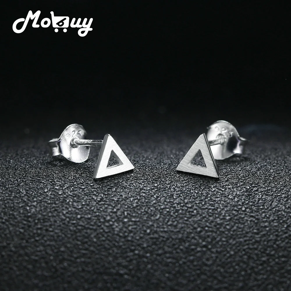 MoBuy Trendy Wiredrawing 100% 925 Sterling Silver Hollow Triangle Shape Stud Earring Fine Jewelry For Women As Gift MBEY220
MoBuy Trendy Wiredrawing 100% 925 Sterling Silver Hollow Triangle Shape Stud Earring Fine Jewelry For Women As Gift MBEY220