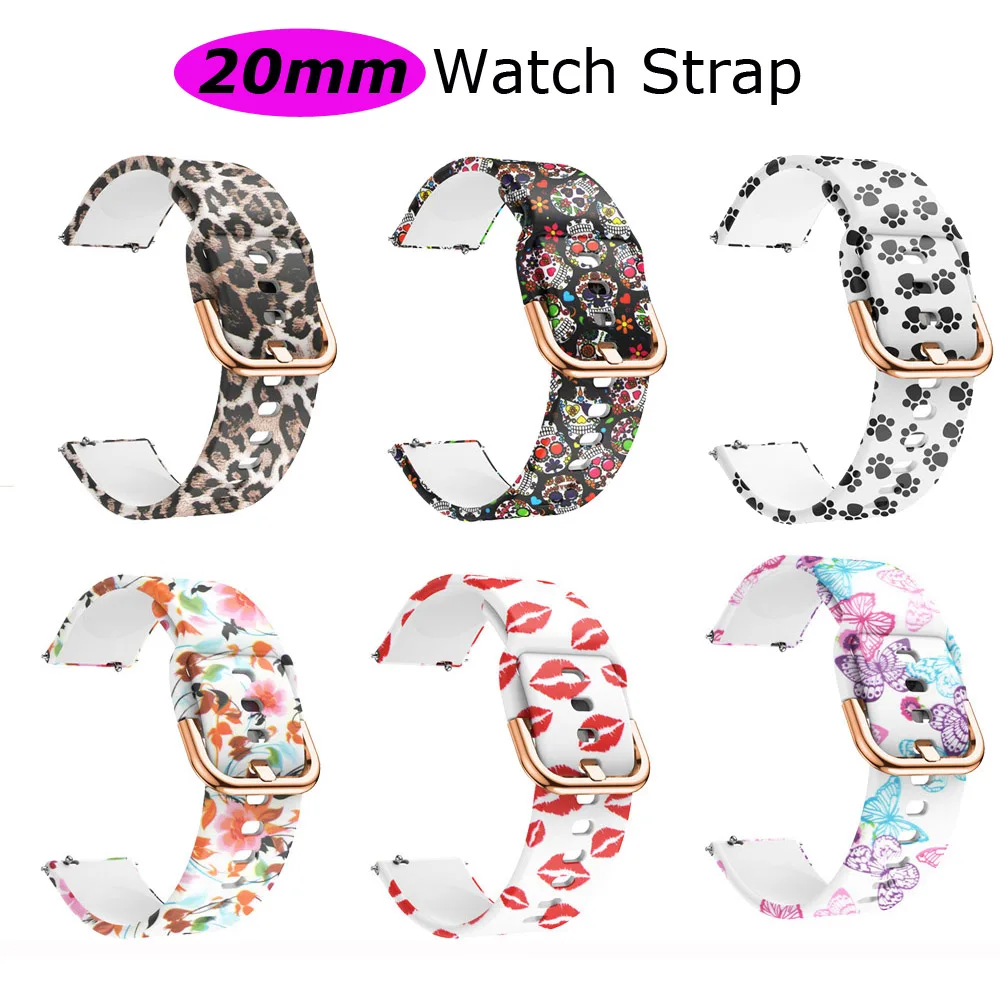 

20mm Silicone Bracelet Strap For Xiaomi Huami Amazfit GTS Watchband Amazfit Bip Wristband Amazfit GTR 42mm Watch Band Wrist Belt