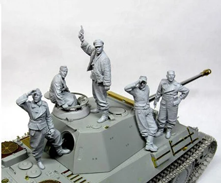 New Unassembled 1/35 stand CREW (5 MAN NO TANK) Resin figure model kit DIY Unpainted
New Unassembled 1/35 stand CREW (5 MAN NO TANK) Resin figure model kit DIY Unpainted
