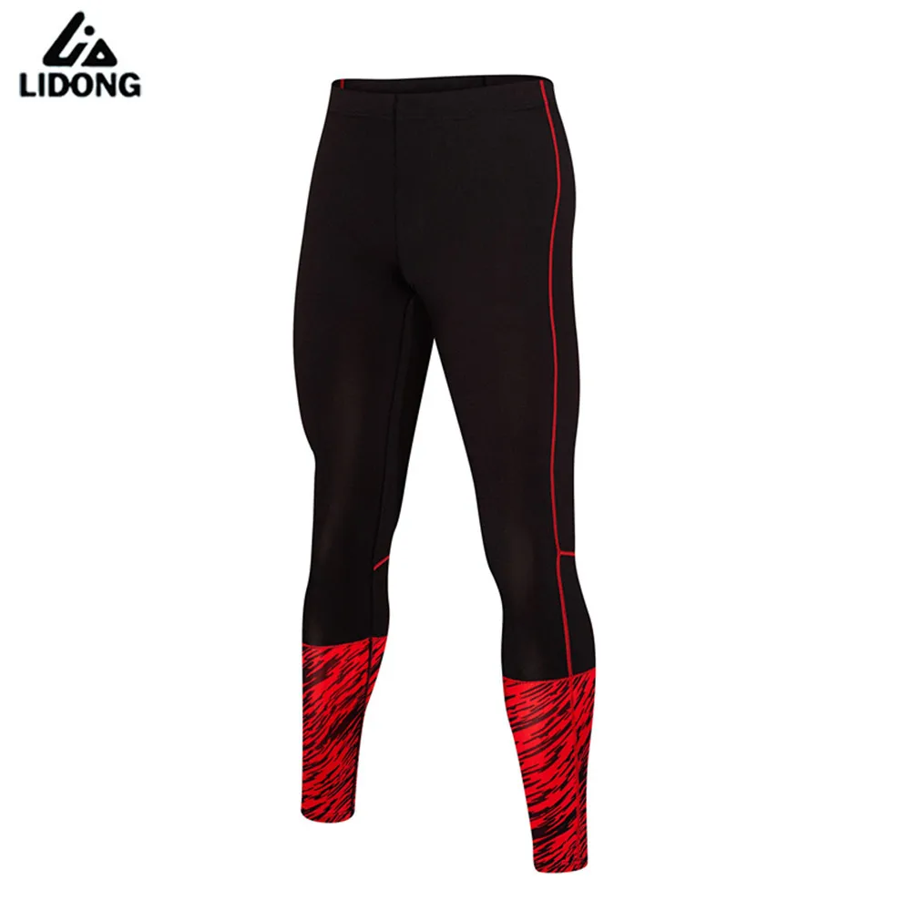 Image 2017 Mens running pants basketball Tights Compression running leggings sports trousers pants Gym Sports bottoms running clothes