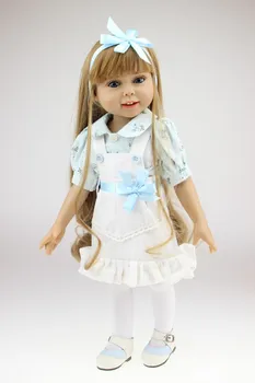 18 inch Handmade American Doll Full Body Silicone Baby Doll Toys for Girls Realistic Vinyl Toddler Reborn Doll Birthday Gift
18 inch Handmade American Doll Full Body Silicone Baby Doll Toys for Girls Realistic Vinyl Toddler Reborn Doll Birthday Gift