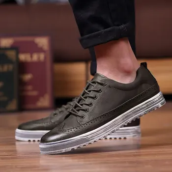 Eosnyx 2018 Retro England Brogue Shoes Men's Office Leisure Leather Skate Shoe Male Flat Loafers Luxury Brogues Footwear 39-44
Eosnyx 2018 Retro England Brogue Shoes Men's Office Leisure Leather Skate Shoe Male Flat Loafers Luxury Brogues Footwear 39-44