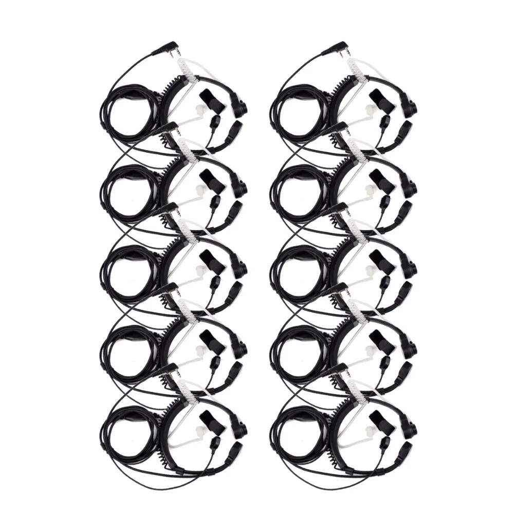 10pcs 2 Pin Throat Walkie Talkie Accessories Headset For Baofeng UV5R Retevis H777 RT5R For Kenwood For TYT Two Way Radio C9026A
10pcs 2 Pin Throat Walkie Talkie Accessories Headset For Baofeng UV5R Retevis H777 RT5R For Kenwood For TYT Two Way Radio C9026A