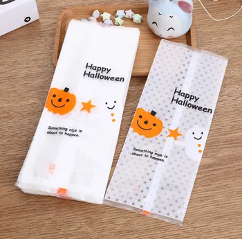 500pcs Halloween matte, translucent long strip biscuit bag, cookie bag, dessert bag, back flat pocket 
500pcs Halloween matte, translucent long strip biscuit bag, cookie bag, dessert bag, back flat pocket