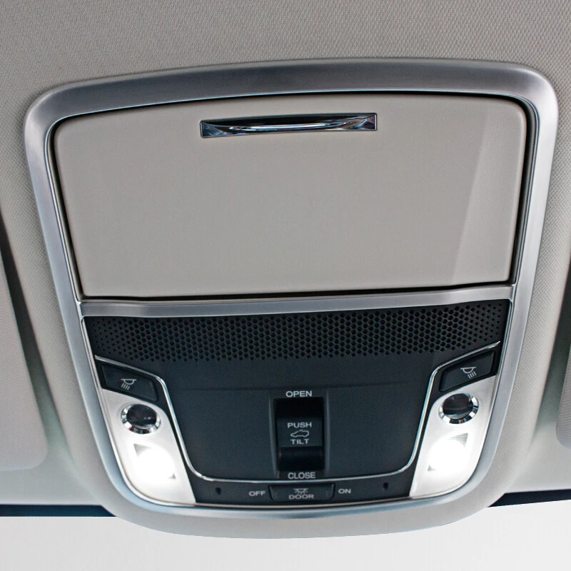 For Honda Odyssey 2015 2016 accessories ABS Chrome Car Styling front reading light lamp switch button panel frame Cover Trim
For Honda Odyssey 2015 2016 accessories ABS Chrome Car Styling front reading light lamp switch button panel frame Cover Trim