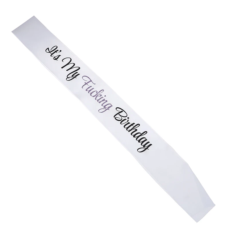 1 pcs Favor Supplies for Birthday Party Decoration Creative It's My Birthday White Satin Sash Birthday Sashes Funny Birthday
1 pcs Favor Supplies for Birthday Party Decoration Creative It's My Birthday White Satin Sash Birthday Sashes Funny Birthday