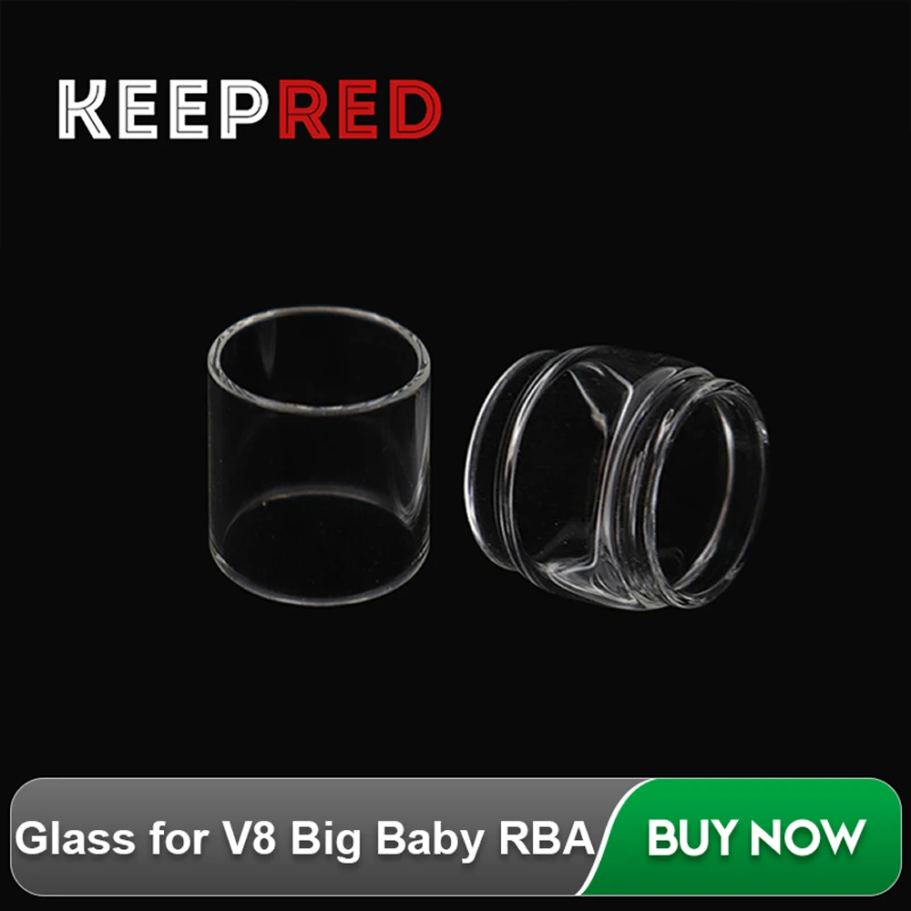 KEEPRED Glass Tube for TFV8 Big Baby RBA Tank Atomizer Electronic Cigarette Accessories Vape Replacement Glass 2pcs/lot
KEEPRED Glass Tube for TFV8 Big Baby RBA Tank Atomizer Electronic Cigarette Accessories Vape Replacement Glass 2pcs/lot