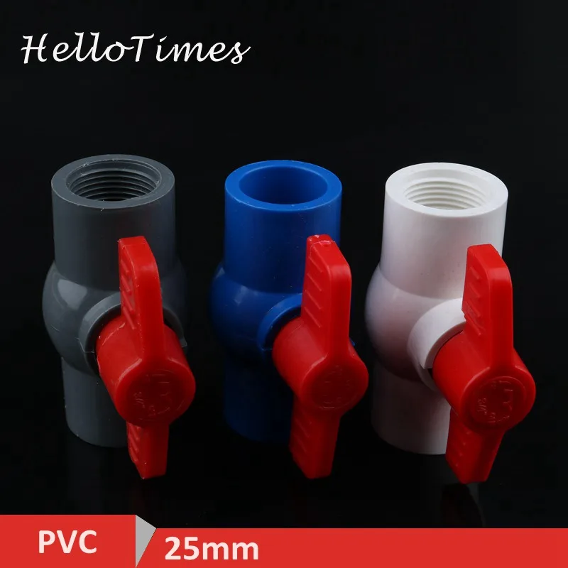 1pc 3/4" x 3/4" 25mm to 25mm PVC Ball Valve Slip Shut Handle Valve PVC Pipe Fittings Plumbing System Parts Water Tube Connector
1pc 3/4" x 3/4" 25mm to 25mm PVC Ball Valve Slip Shut Handle Valve PVC Pipe Fittings Plumbing System Parts Water Tube Connector