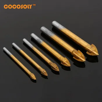 6pcs Tungsten Carbide Glass Drill Bit Set Alloy Carbide Point with 4 Cutting Edges Tile & Glass Cross Spear Head Drill Bits
6pcs Tungsten Carbide Glass Drill Bit Set Alloy Carbide Point with 4 Cutting Edges Tile & Glass Cross Spear Head Drill Bits