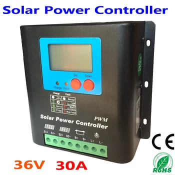 30A PV Solar Panel Controller 36V Battery Charge Regulator with reverse polarity protection of module/battery/load
30A PV Solar Panel Controller 36V Battery Charge Regulator with reverse polarity protection of module/battery/load