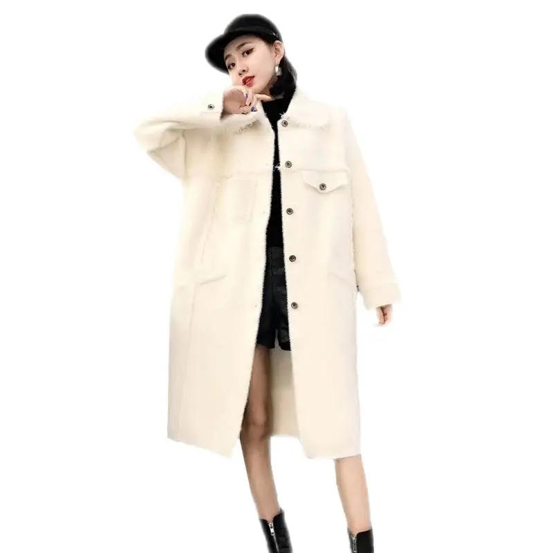 Women Winter Faux Mink Fur Coats 2019 New Female Loose Single Breasted Warm Thick Turn-down Collar Fake Fur Jacket Outerwear B90
Women Winter Faux Mink Fur Coats 2019 New Female Loose Single Breasted Warm Thick Turn-down Collar Fake Fur Jacket Outerwear B90