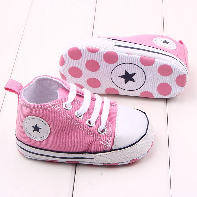 Canvas Baby Sports Moccasins First Walkers Infants Sneakers Sapatos Baby Infantil Bebe Soft Bottom Prewalker Boots 11-13cm
Canvas Baby Sports Moccasins First Walkers Infants Sneakers Sapatos Baby Infantil Bebe Soft Bottom Prewalker Boots 11-13cm