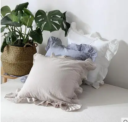 white/grey/pink/blue square flounce frill pillowcase simple plain color cushion cover backrest throw pillow covers
white/grey/pink/blue square flounce frill pillowcase simple plain color cushion cover backrest throw pillow covers
