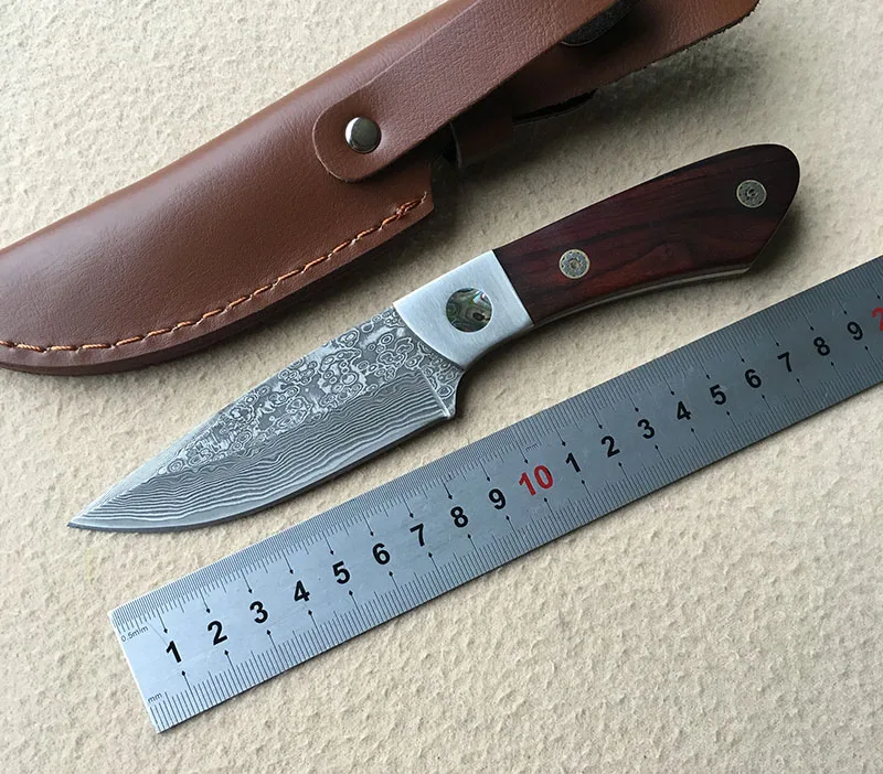 NIGHTHAWK 003 Fixed Blade Knife Damascus VG10 steel blade yellow sandalwood handle outdoor camping tool Woodworking tool
NIGHTHAWK 003 Fixed Blade Knife Damascus VG10 steel blade yellow sandalwood handle outdoor camping tool Woodworking tool