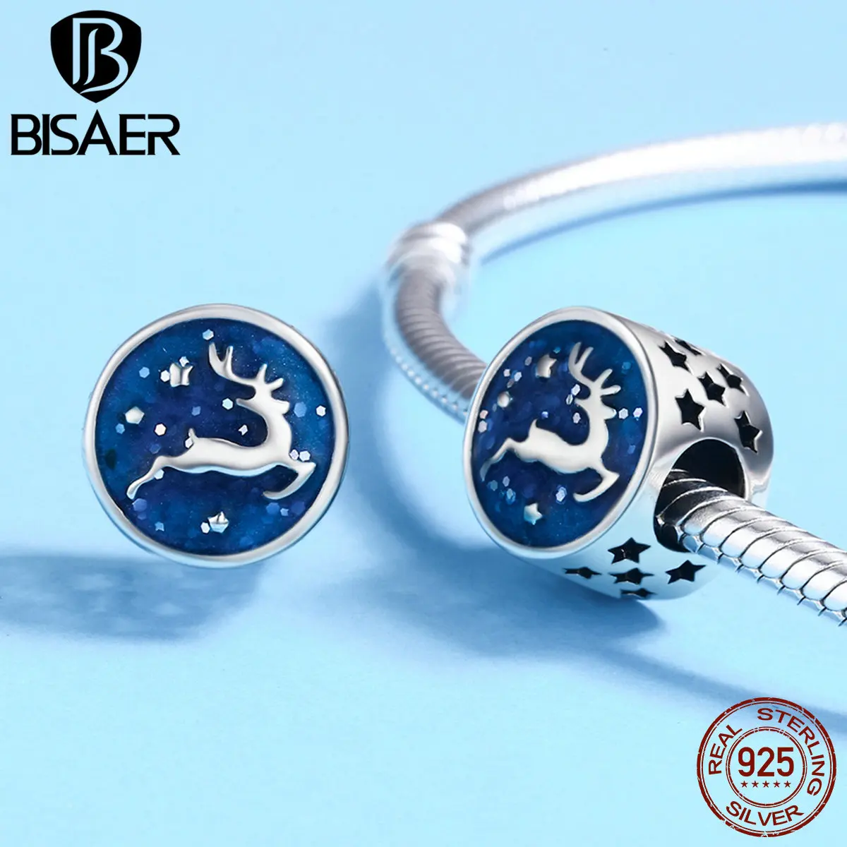 Authentic 100% 925 Sterling Silver Cute Animal, Running Dear Blue Beads Fit Charm Silver 925 Bracelet Beads & Jewelry Making
Authentic 100% 925 Sterling Silver Cute Animal, Running Dear Blue Beads Fit Charm Silver 925 Bracelet Beads & Jewelry Making