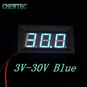 5PCS two connect lines battery truck motorcycle car Blue DC 2.5V to 30V Digital Voltmeter Voltage Panel Meter 00029971
5PCS two connect lines battery truck motorcycle car Blue DC 2.5V to 30V Digital Voltmeter Voltage Panel Meter 00029971
