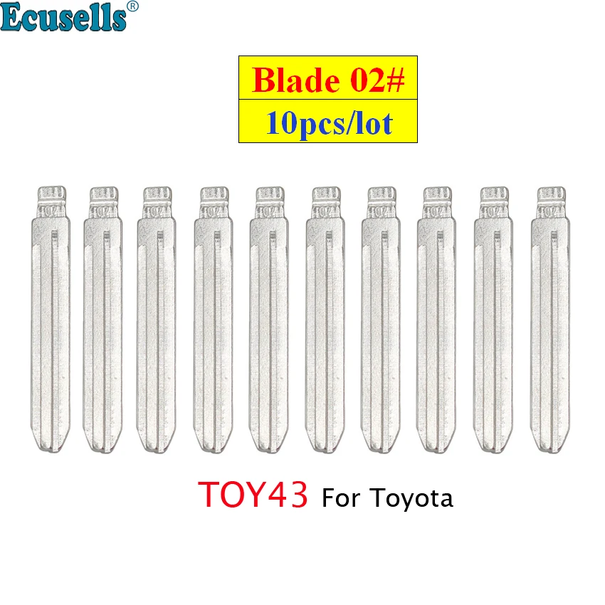 10pcs/lot Universal Remotes NO. 02 blank TOY43 Key Blade 02# For Toyota Crown Camry Corolla Reiz Highlander Vios
10pcs/lot Universal Remotes NO. 02 blank TOY43 Key Blade 02# For Toyota Crown Camry Corolla Reiz Highlander Vios