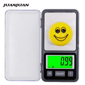 

200pcs by dhl fedex 1KG 1000g 0.1g large screen portable Digital Electronic Pocket jewelry Scales Weight Standard balance 35%