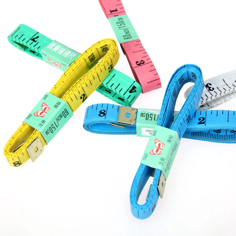 New Body Measuring Ruler Sewing Tailor Tape Measure Soft 60 Inch 1.5M Sewing Ruler Meter Sewing Measuring Tape Random Color
New Body Measuring Ruler Sewing Tailor Tape Measure Soft 60 Inch 1.5M Sewing Ruler Meter Sewing Measuring Tape Random Color