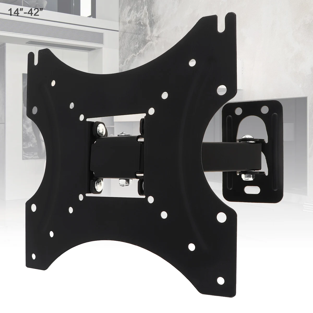 35KG Adjustable TV Wall Mount Bracket Flat Panel TV Frame Support 15° Tilt with Small Wrench for 14-42 Inch LCD LED TV Monitor
35KG Adjustable TV Wall Mount Bracket Flat Panel TV Frame Support 15° Tilt with Small Wrench for 14-42 Inch LCD LED TV Monitor