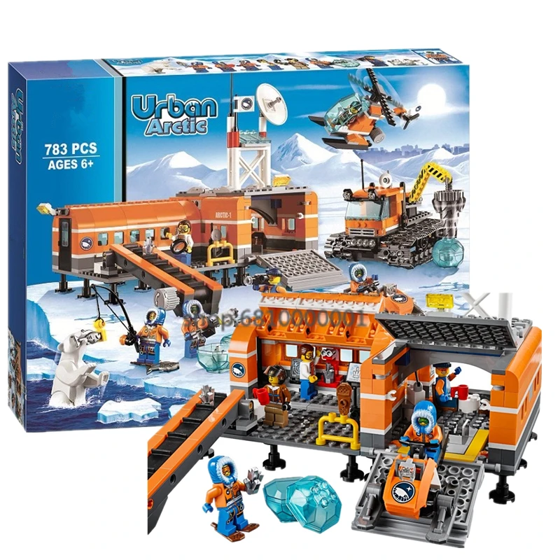 CITY Series Arctic Base Camp Arctic Outpost Building Block Brick Compatible Legoinglys City Model Toy For Child Xmas Gift
CITY Series Arctic Base Camp Arctic Outpost Building Block Brick Compatible Legoinglys City Model Toy For Child Xmas Gift