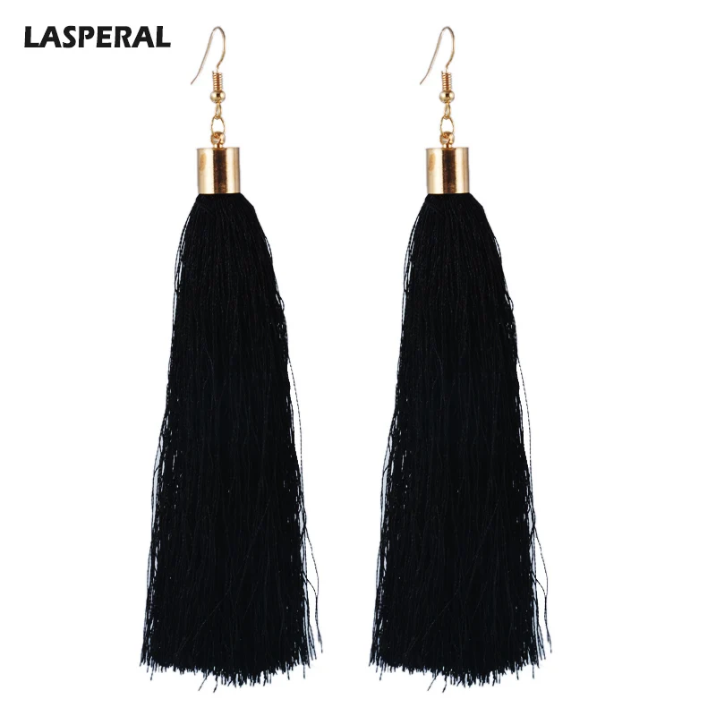 LASPERAL Bohemian Tassel Long Earrings Women Summer Geometric Drop Earring Vintage Ethnic Statement Fashion Jewelry Gift 13cm
LASPERAL Bohemian Tassel Long Earrings Women Summer Geometric Drop Earring Vintage Ethnic Statement Fashion Jewelry Gift 13cm
