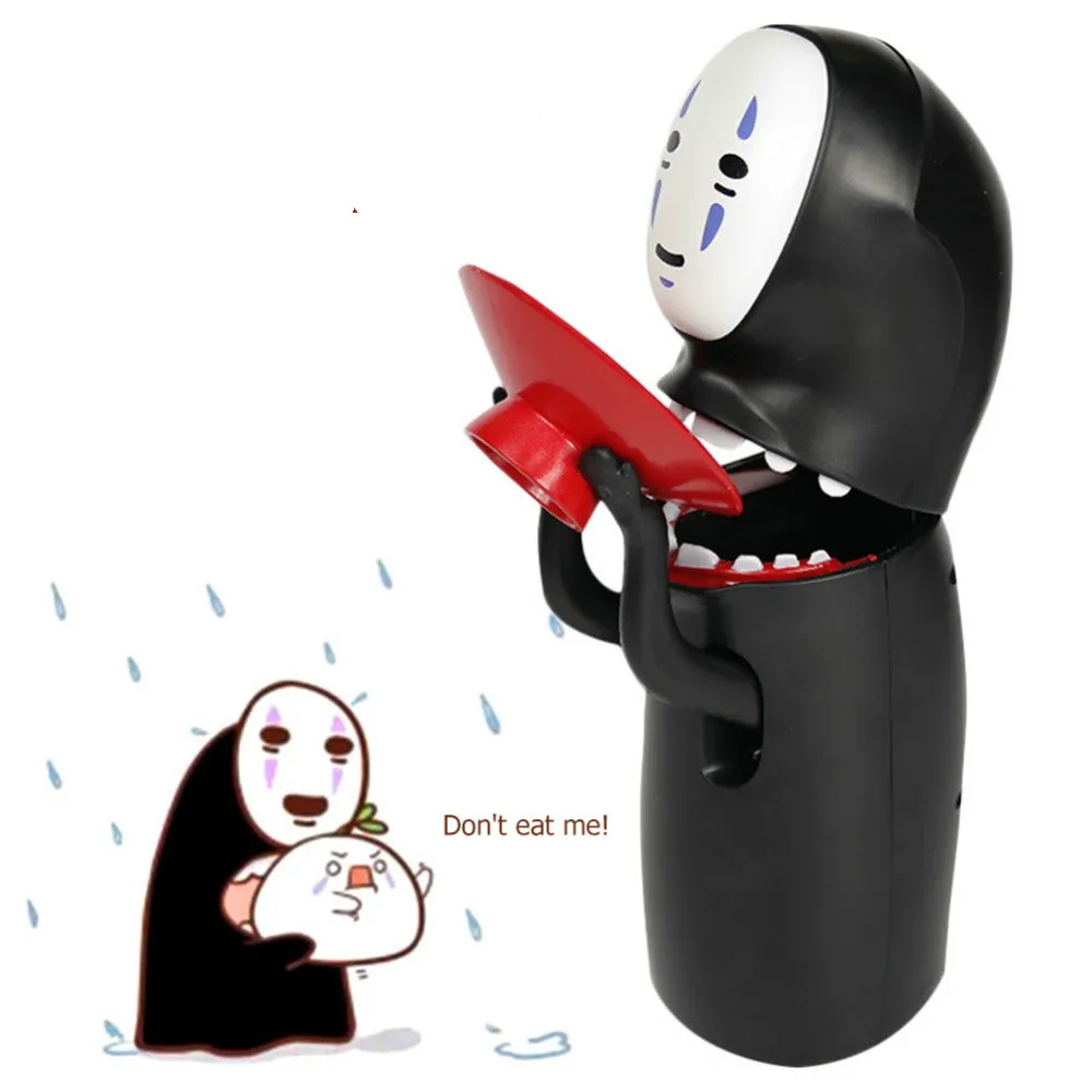 Cartoon Coin Box Spirited Away Kaonashi No-face Piggy Bank Toy Automatic Eaten Coin Bank Fun Christmas Gift Cartoon Piggy Bank
Cartoon Coin Box Spirited Away Kaonashi No-face Piggy Bank Toy Automatic Eaten Coin Bank Fun Christmas Gift Cartoon Piggy Bank