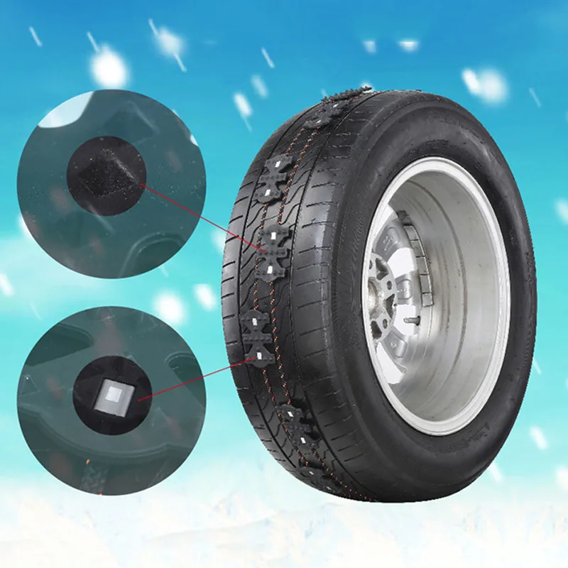 2Pcs Car Truck SUV Tire Anti-skid Chain Winter Driving Safety Car Snow Chain Emergency Chain Black Butterfly Non-slip Chains
2Pcs Car Truck SUV Tire Anti-skid Chain Winter Driving Safety Car Snow Chain Emergency Chain Black Butterfly Non-slip Chains