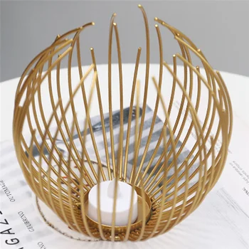 15.5*15cm European Style Iron Geometric Candle Holder Metal Craft Brackets Candlestick For Home Restaurant Party Decoration
15.5*15cm European Style Iron Geometric Candle Holder Metal Craft Brackets Candlestick For Home Restaurant Party Decoration