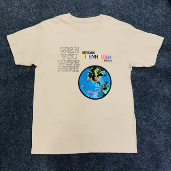 2019 Summer Style Travis Scott Smile Earth Printed Women Men Short Sleeve T shirts tees Hiphop Streetwear Men Cotton T-shirt
2019 Summer Style Travis Scott Smile Earth Printed Women Men Short Sleeve T shirts tees Hiphop Streetwear Men Cotton T-shirt