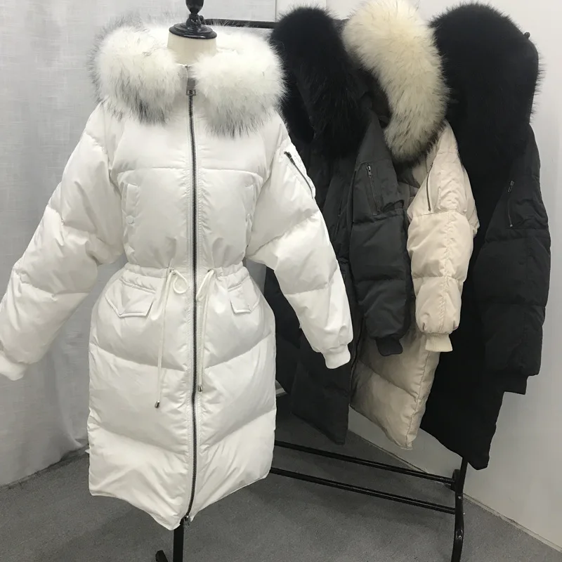 2019 Winter Jacket Women Real Natural Raccoon Fur Collar Jacket Thick Warm Parka Hooded Duck Down Jacket Female Outerwear YRF03
2019 Winter Jacket Women Real Natural Raccoon Fur Collar Jacket Thick Warm Parka Hooded Duck Down Jacket Female Outerwear YRF03