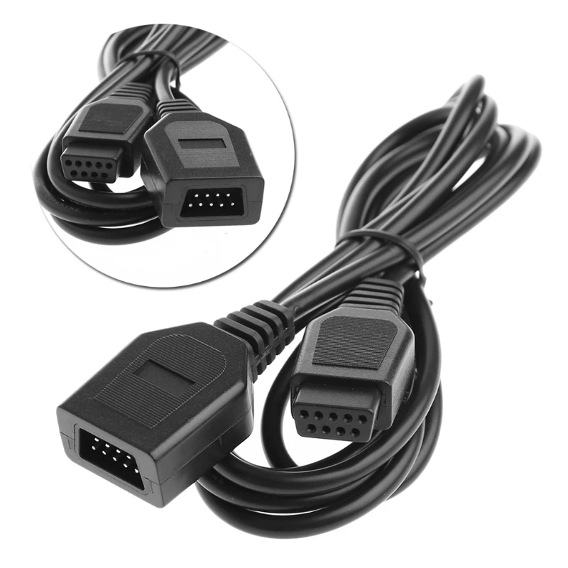 High Quality 9 Pin 1.8M/6FT Extension Cable Cord For Sega Genesis 2 Controllers Handle Grip
High Quality 9 Pin 1.8M/6FT Extension Cable Cord For Sega Genesis 2 Controllers Handle Grip