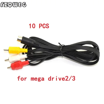 FZQWEG High quality AV Cable 9 pin Audio Video for SEGA Mega Drive 2 Genesis 2 and for Mega Drive 3 Genesis 3
FZQWEG High quality AV Cable 9 pin Audio Video for SEGA Mega Drive 2 Genesis 2 and for Mega Drive 3 Genesis 3
