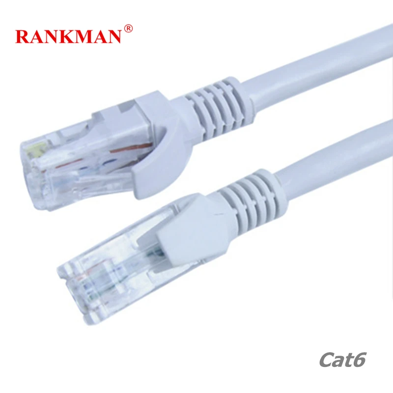 Rankman Ethernet Lan Cable UTP RJ45 Network Cable Cat6 Patch Internet Cord for Router PC
Rankman Ethernet Lan Cable UTP RJ45 Network Cable Cat6 Patch Internet Cord for Router PC