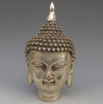 Brass Size:17*8.5*8.3cm Oriental Vintage Tibetan silver Handwork Carved Buddha Head Statue wedding gift arts crafts
Brass Size:17*8.5*8.3cm Oriental Vintage Tibetan silver Handwork Carved Buddha Head Statue wedding gift arts crafts