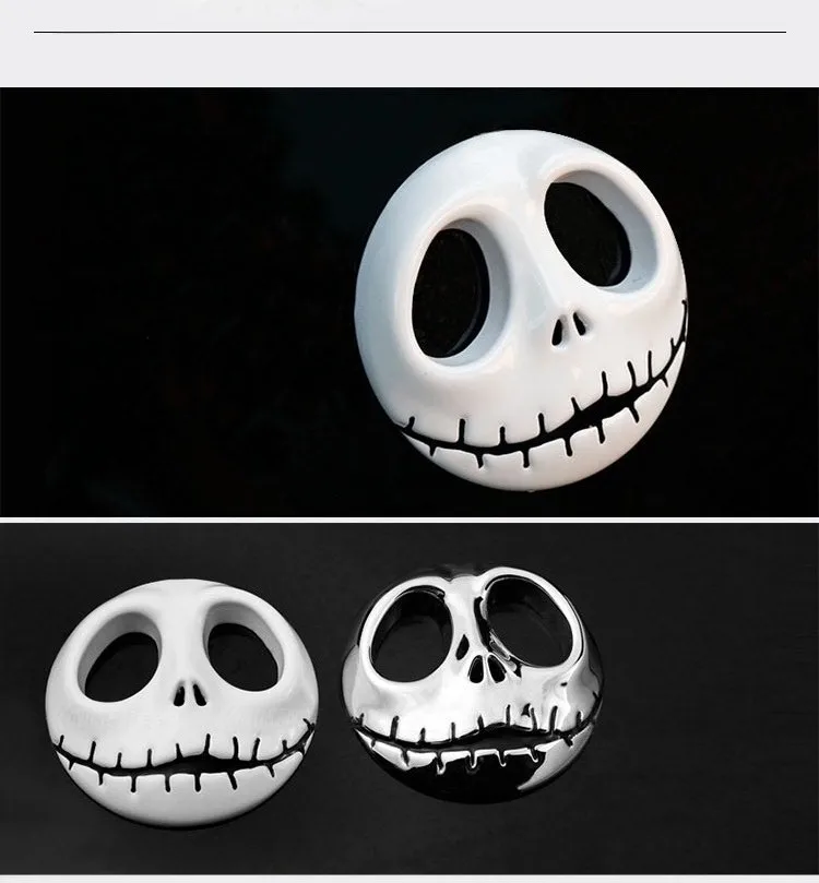 Фото Подарок на Хэллоуин 3D череп Автомобильная наклейка металлический Призрак для