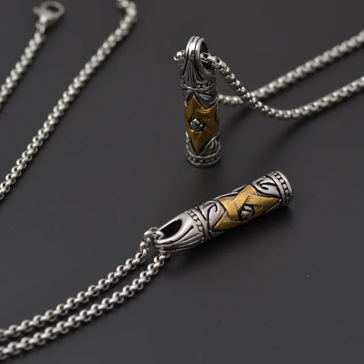 Jewish Star of David 316L Stainless Steel Bullet Shape Hexagram Pendants Necklace for Men Punk Vintage Jewerly Gold Silver Color
Jewish Star of David 316L Stainless Steel Bullet Shape Hexagram Pendants Necklace for Men Punk Vintage Jewerly Gold Silver Color
