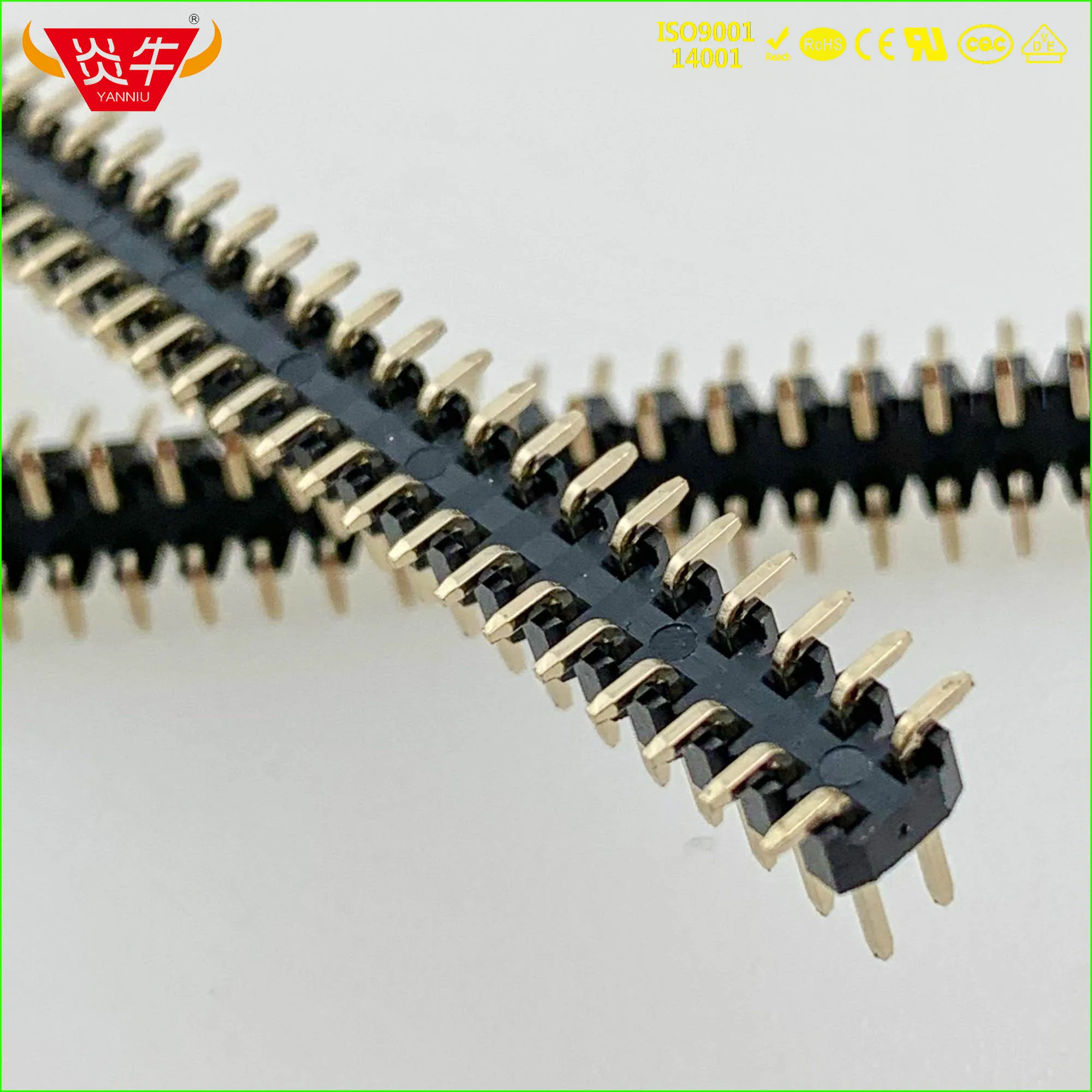 50Pcs 1.27mm PITCH 2X50P 100PIN MALE STRIP CONNECTOR SOCKET DOUBLE ROW VERTICAL SMT PIN HEADER HIGH TEMPERATURES GOLD-PLATED
50Pcs 1.27mm PITCH 2X50P 100PIN MALE STRIP CONNECTOR SOCKET DOUBLE ROW VERTICAL SMT PIN HEADER HIGH TEMPERATURES GOLD-PLATED