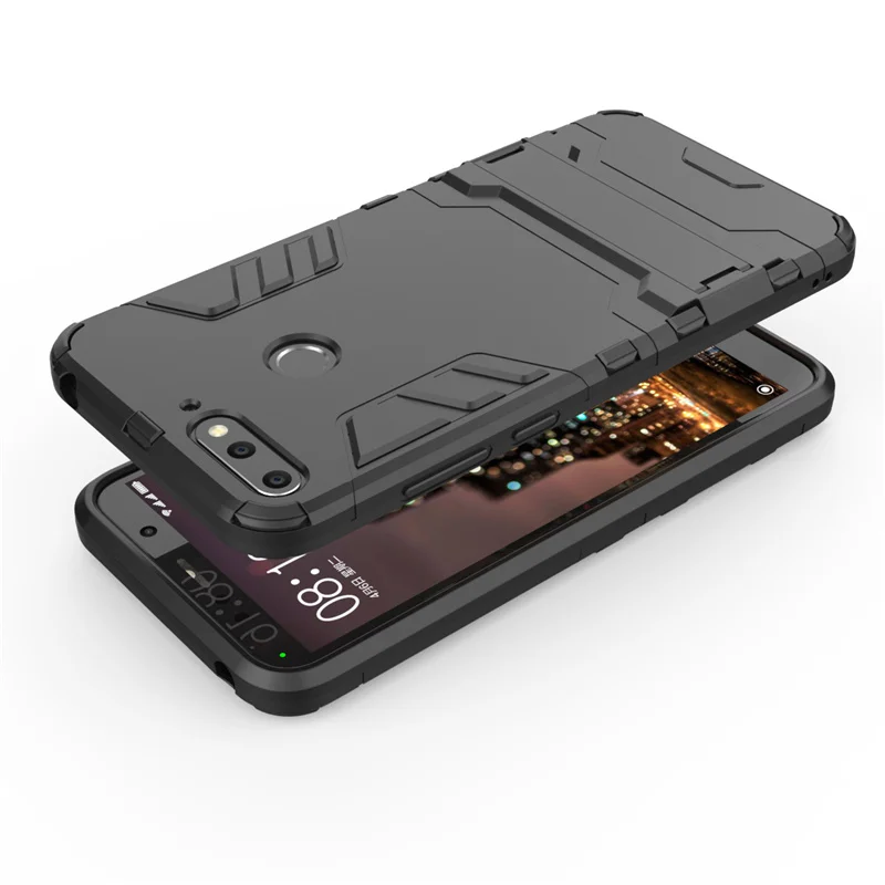 Phone Cases for Huawei Y6 Prime 2018 Cover Shockproof Back Soft TPU Hybrid Hard Plastic PC Case for On Honor 7C 7A Pro Holder
Phone Cases for Huawei Y6 Prime 2018 Cover Shockproof Back Soft TPU Hybrid Hard Plastic PC Case for On Honor 7C 7A Pro Holder