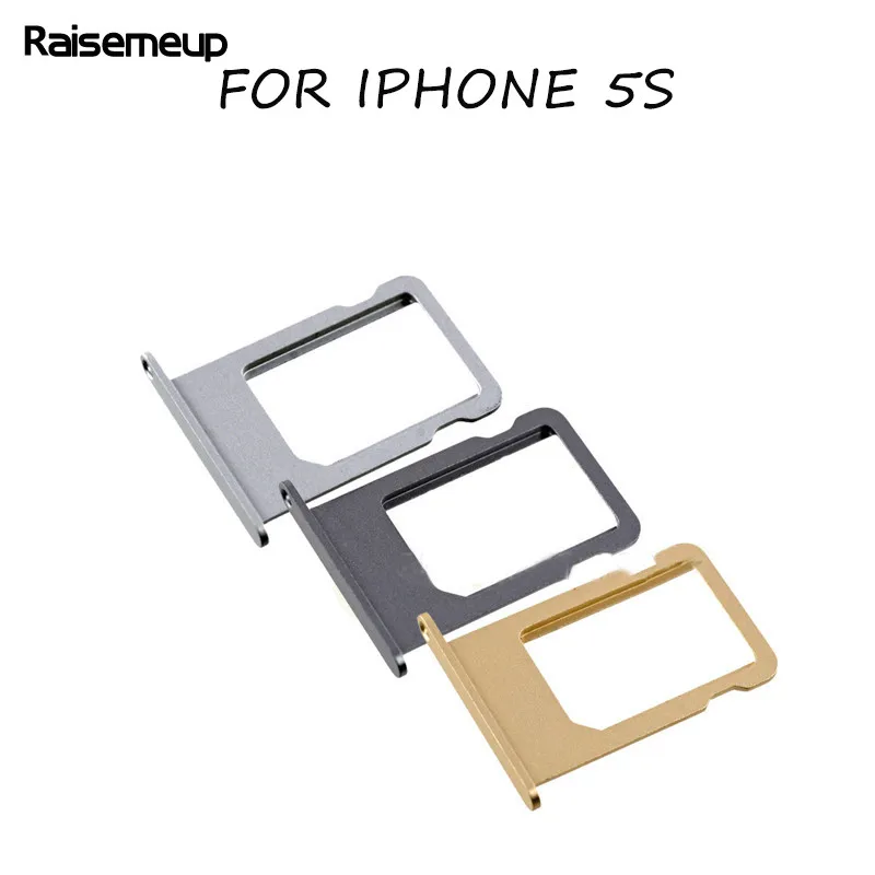 

Micro Nano SIM Card Tray Holder for Iphone 5s SE SIM Holder Slot Tray Replacement Container Adapter wholesale Free Shipping