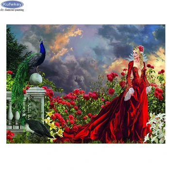 Full square round drill 5D DIY diamond painting woman peacock flower embroidery beaded cross stitch 3D home decoration gift
Full square round drill 5D DIY diamond painting woman peacock flower embroidery beaded cross stitch 3D home decoration gift
