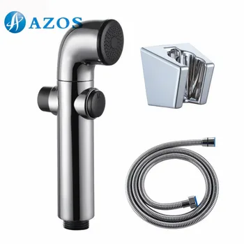 Toilet Hand Held Bidet Shattaf Cloth Diaper Sprayer Hose and Bracket Holder Polished Chrome Color LYTZ047
Toilet Hand Held Bidet Shattaf Cloth Diaper Sprayer Hose and Bracket Holder Polished Chrome Color LYTZ047