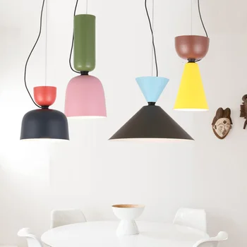 Nordic Pendant Lights Wood Aluminum Lampshade Industrial Lighting Loft Lamparas Colorful Pendant Lamp E27 Base Light Fixtures
Nordic Pendant Lights Wood Aluminum Lampshade Industrial Lighting Loft Lamparas Colorful Pendant Lamp E27 Base Light Fixtures