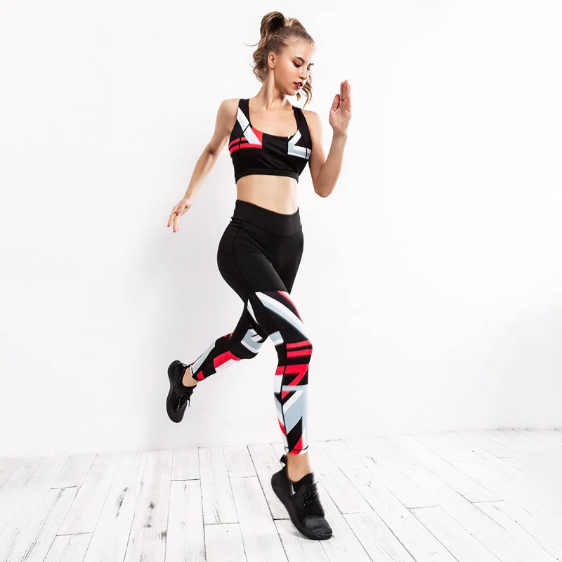 Women's Two Pieces Outfit Workout Suit New Arrival 2018 Sleeveless Geometric Yoga Sport Running Fitness Set 2 Piece 303764
Women's Two Pieces Outfit Workout Suit New Arrival 2018 Sleeveless Geometric Yoga Sport Running Fitness Set 2 Piece 303764